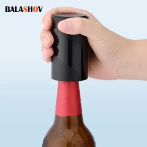 Portable Automatic Beer Bottle Opener Magnet Beer Opener Push Down Opener Wine Beer Soda Cap Opener Home Kitchen Accessories